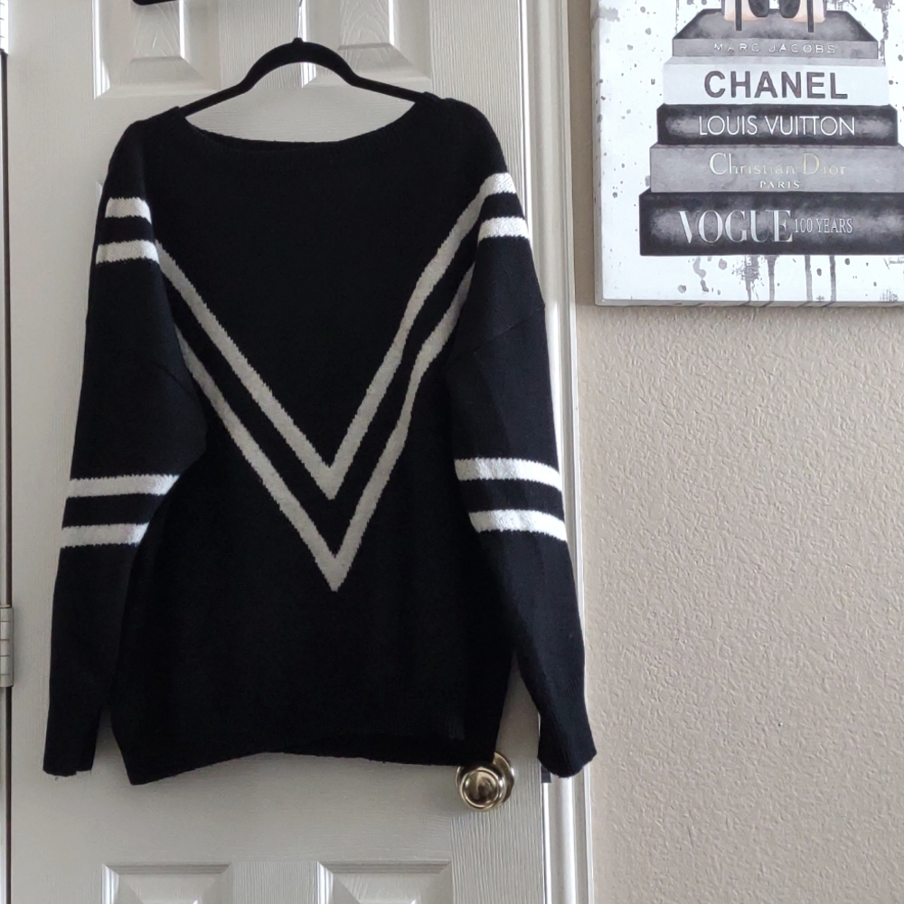 Rodarte X Ellos Black Knit Sweater